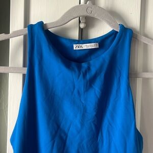 Zara electric blue body suit